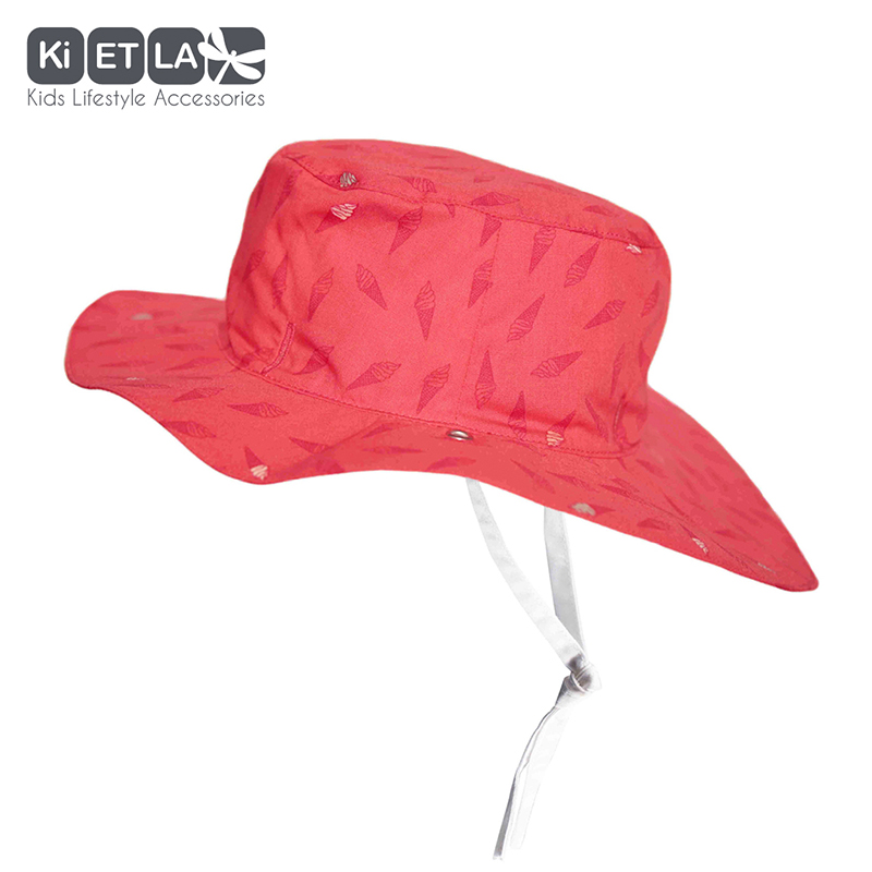 KiETLA obojstranný klobúčik s UV ochranou- ice-cream- skladom