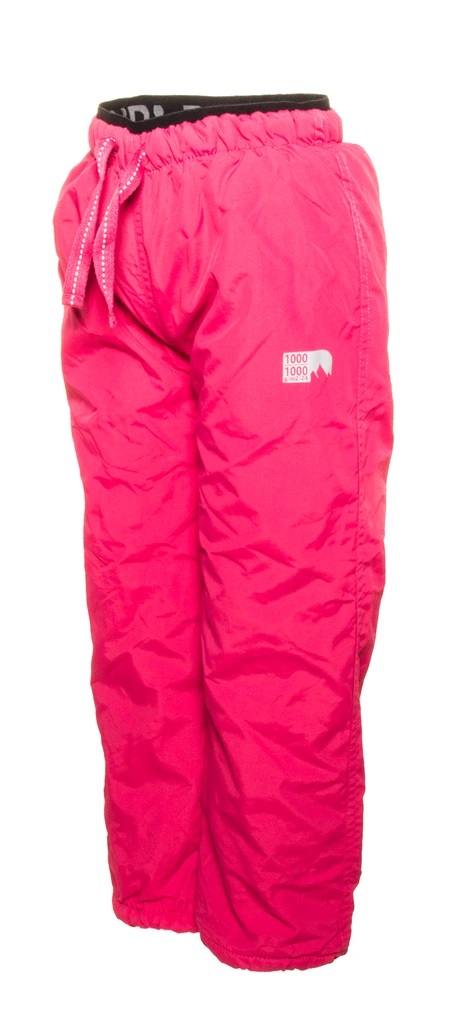 PIDILIDI zimné nohavice s fleecovou podšívkou outdoorové  PD1075-03, ružová -116