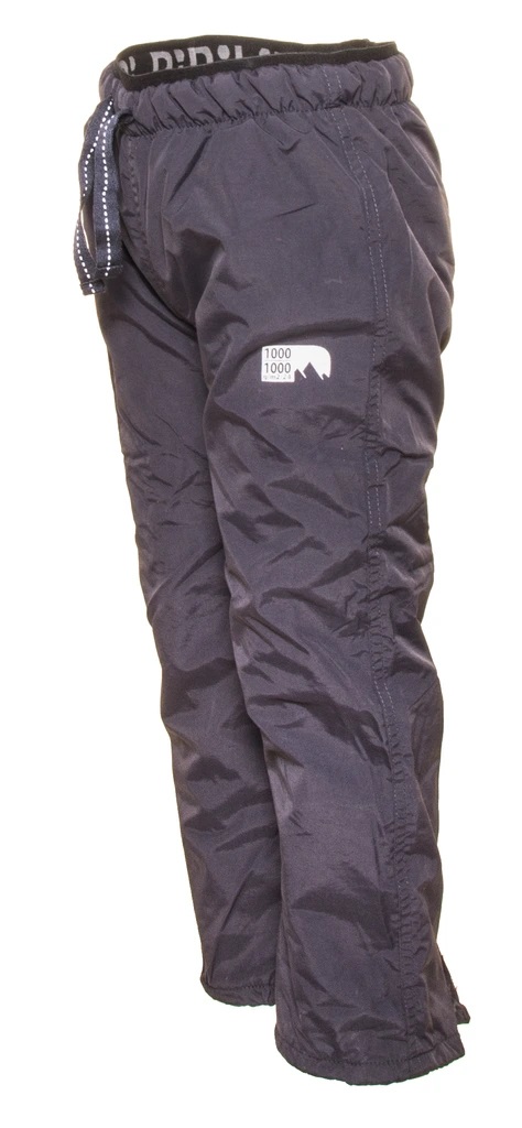 PIDILIDI zimné nohavice s fleecovou podšívkou outdoorové  PD1075-09, šedá-116