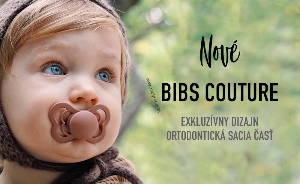 BIBS Couture Nočné ortodontické cumlíky z kaučuku 2ks–veľ.2 blush-vanila