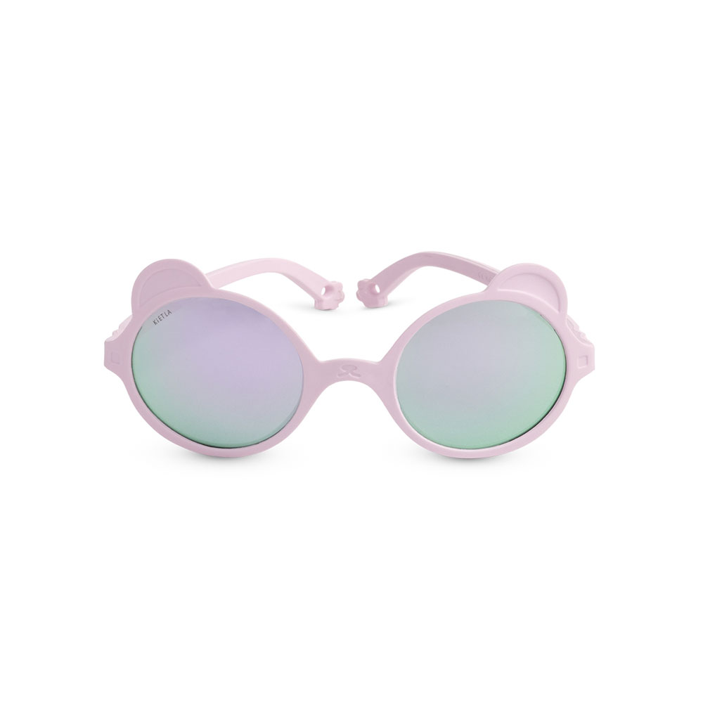 KIETLA slnečné okuliare OURS’ON - zrkadlovky light-pink-2-4roky