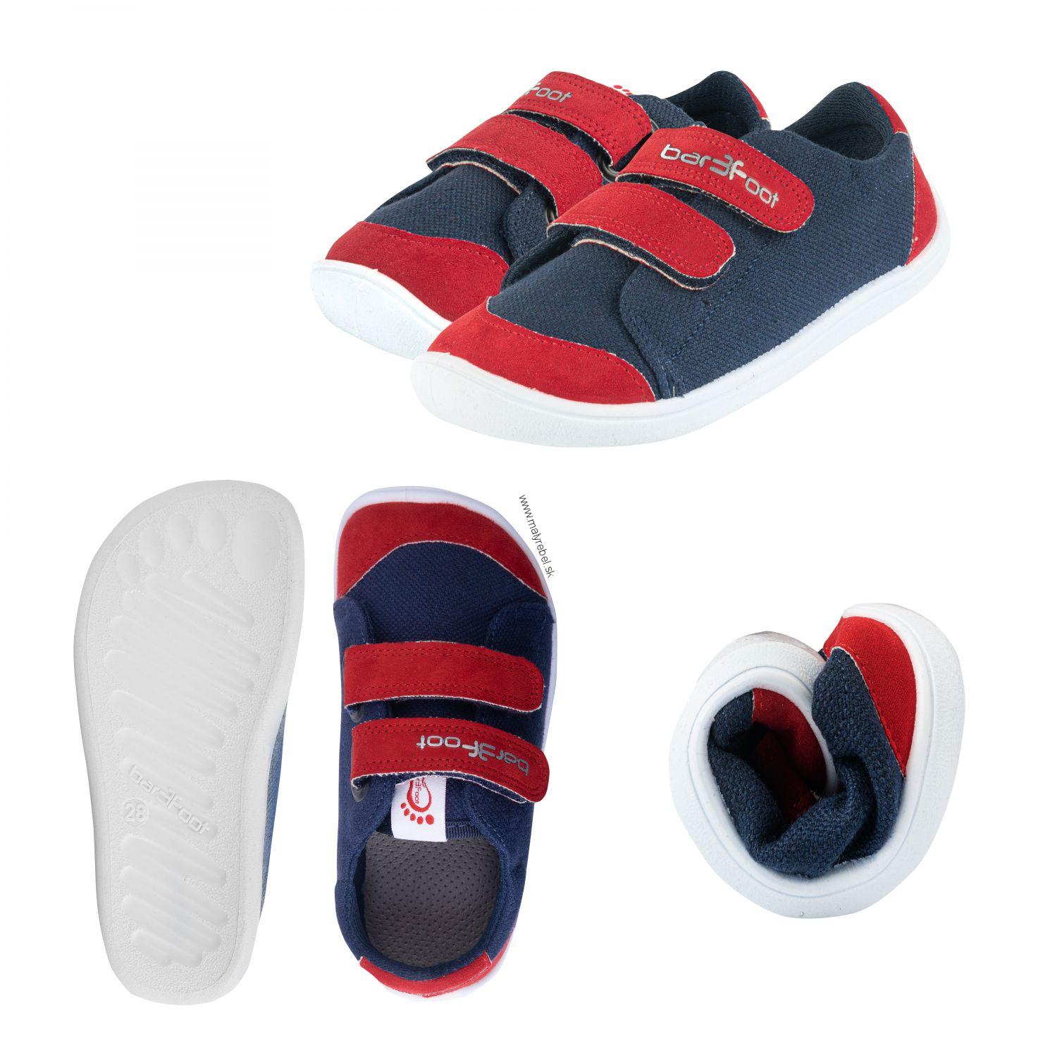 3F Barefoot plátenky DENVER 3BE29 / 9R RECYCLED modré-31
