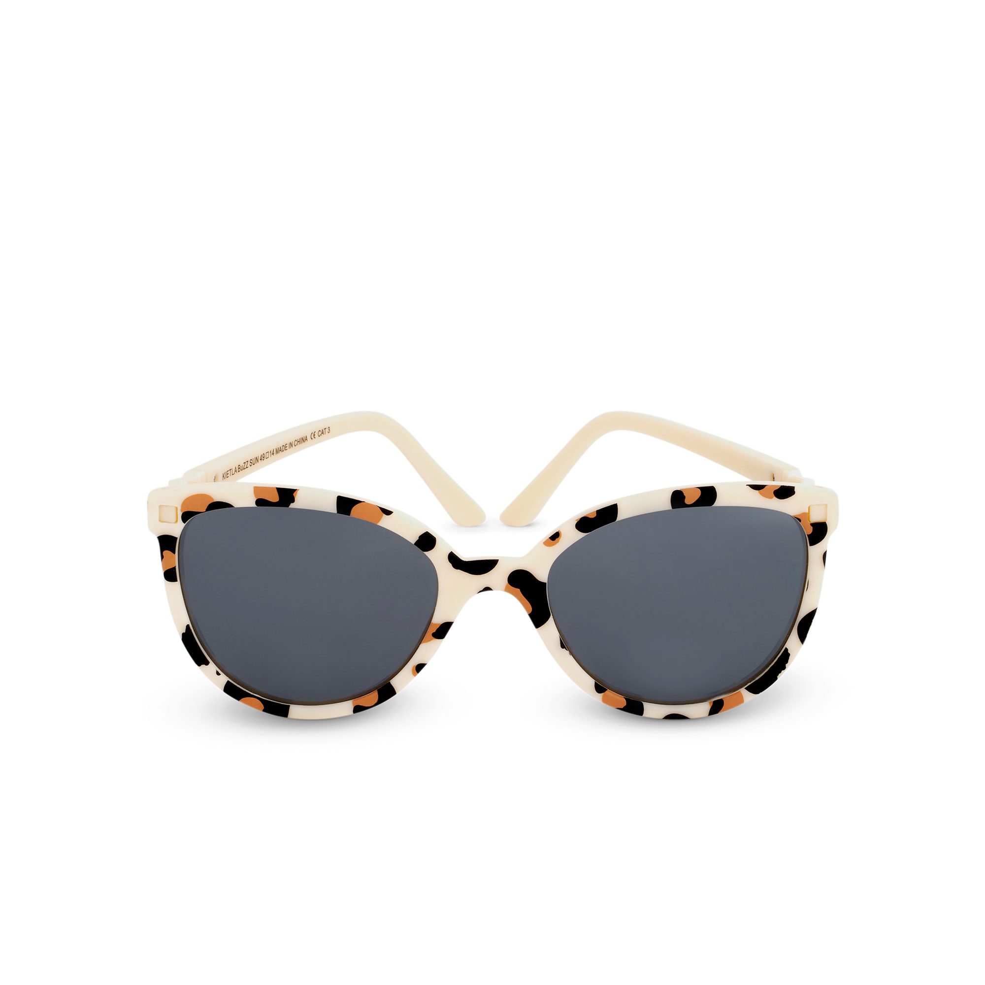 KIETLA slnečné okuliare CraZyg-Zag  BuZZ 6-9 rokov- cream-leopard