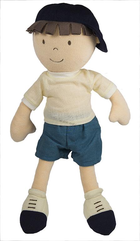Bonikka látková bábika – Leo- chlapec 32 cm