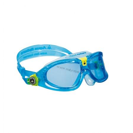 Detské plavecké okuliare 3+ Seal Kid modré s modrými sklíčkami