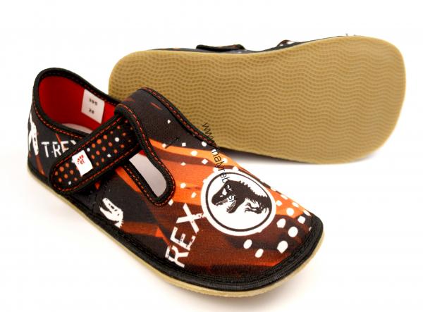 Ef Barefoot papuče 395 Trex Black