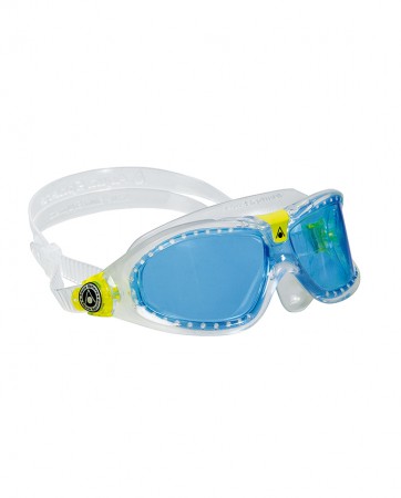 Detské plavecké okuliare 3+ Seal Kid číre s modrými sklíčkami