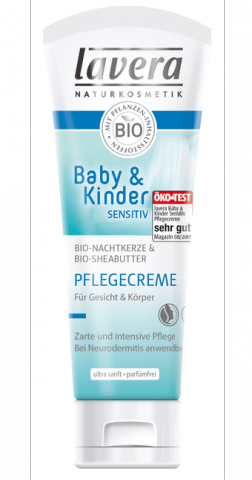 Lavera Ochranný pleťový a telový krém Baby SENSITIV 75ml