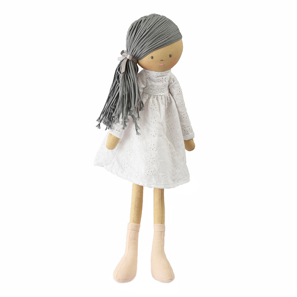Bonikka bábika Chi Chi ľanová - Megan sivé vlasy
