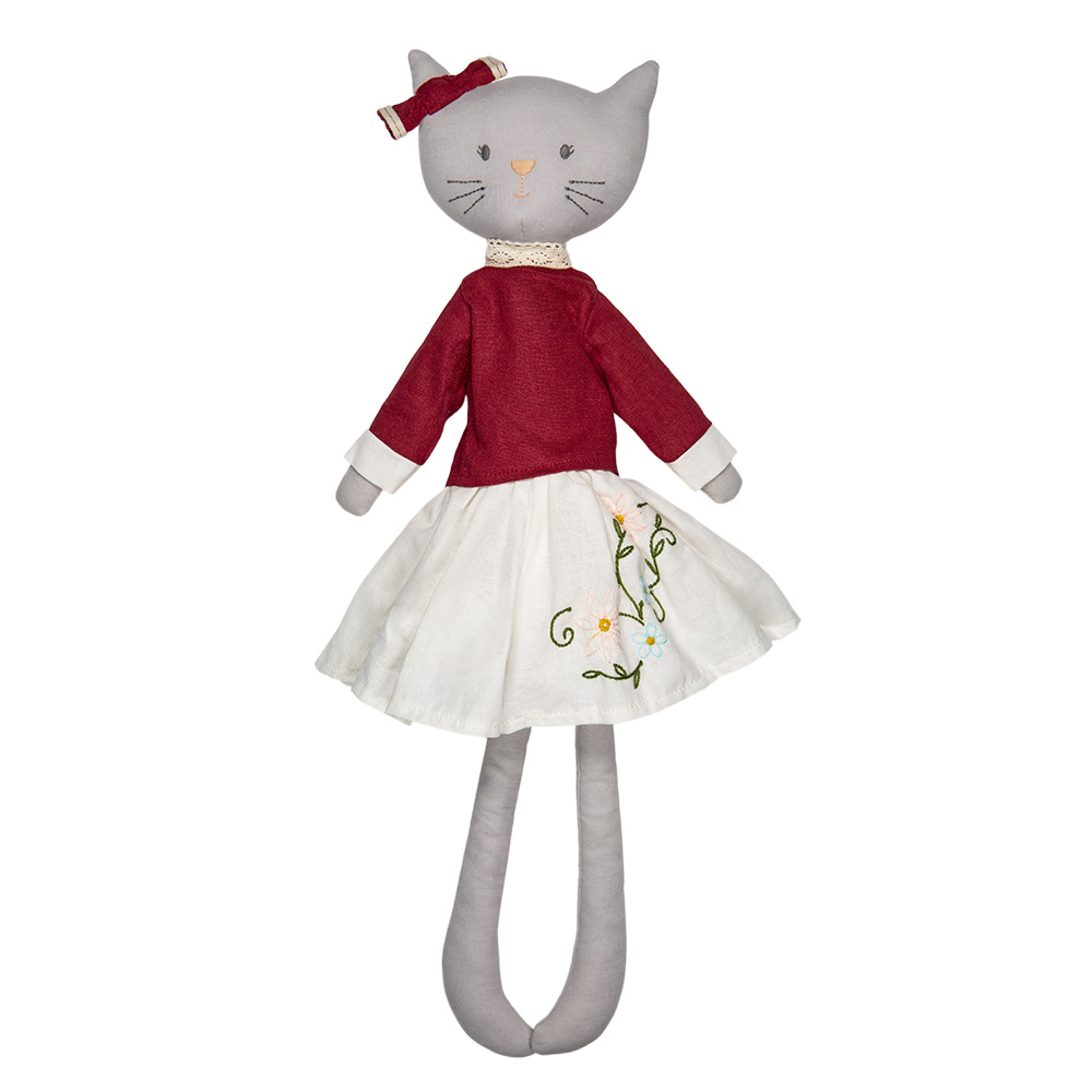 Bonikka bábika Chi Chi ľanová - Bellamy mačička