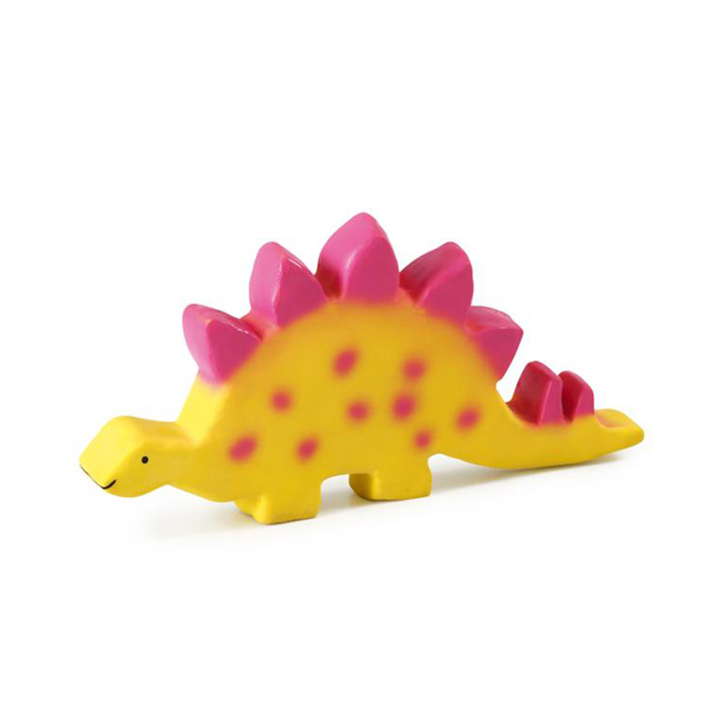 Tikiri Baby dinosaurus– hračka a hryzátko z prírodnej gumy- stegosaurus