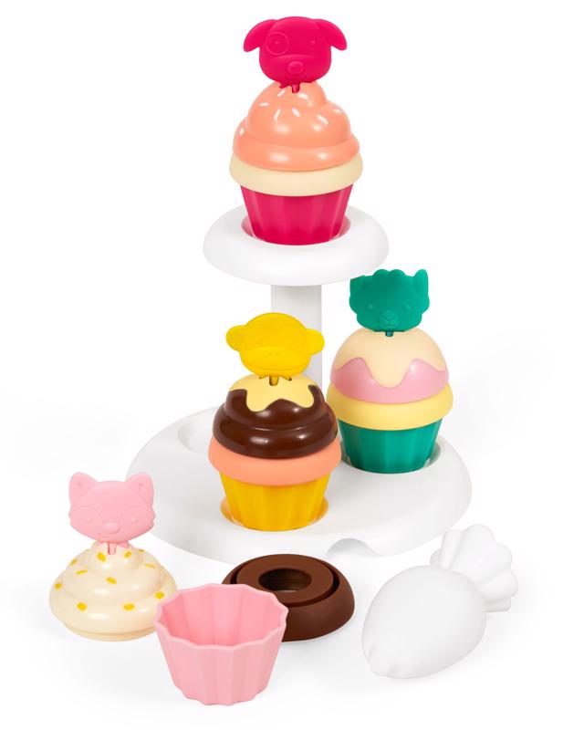 SKIP HOP Zoo stohovacie Cupcakes s meniacimi sa farbami 3y+
