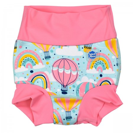 Detské plavky Happy Nappy Duo™ Ružové balóniky