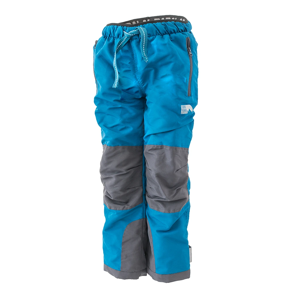 PIDILIDI nohavice s fleecovou podšívkou outdoorové  PD1121, modrá