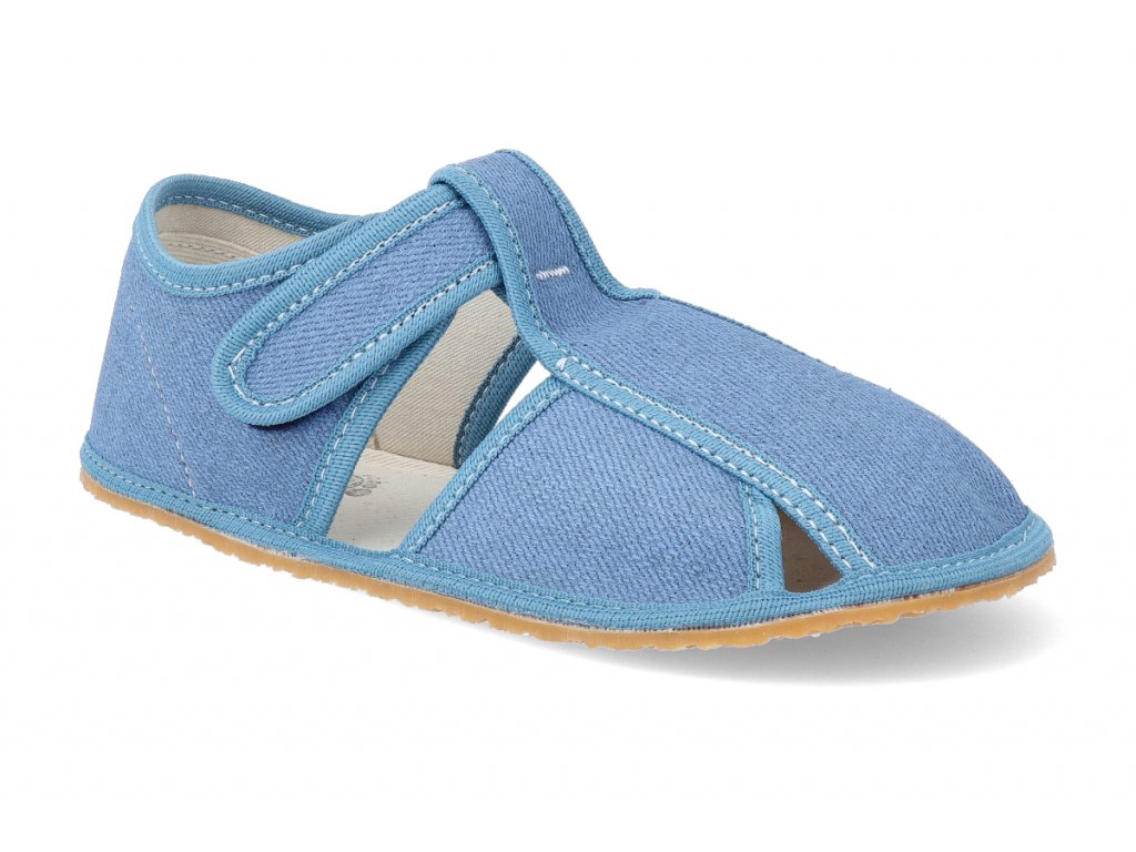 Baby Bare Shoes - papučky-Denim