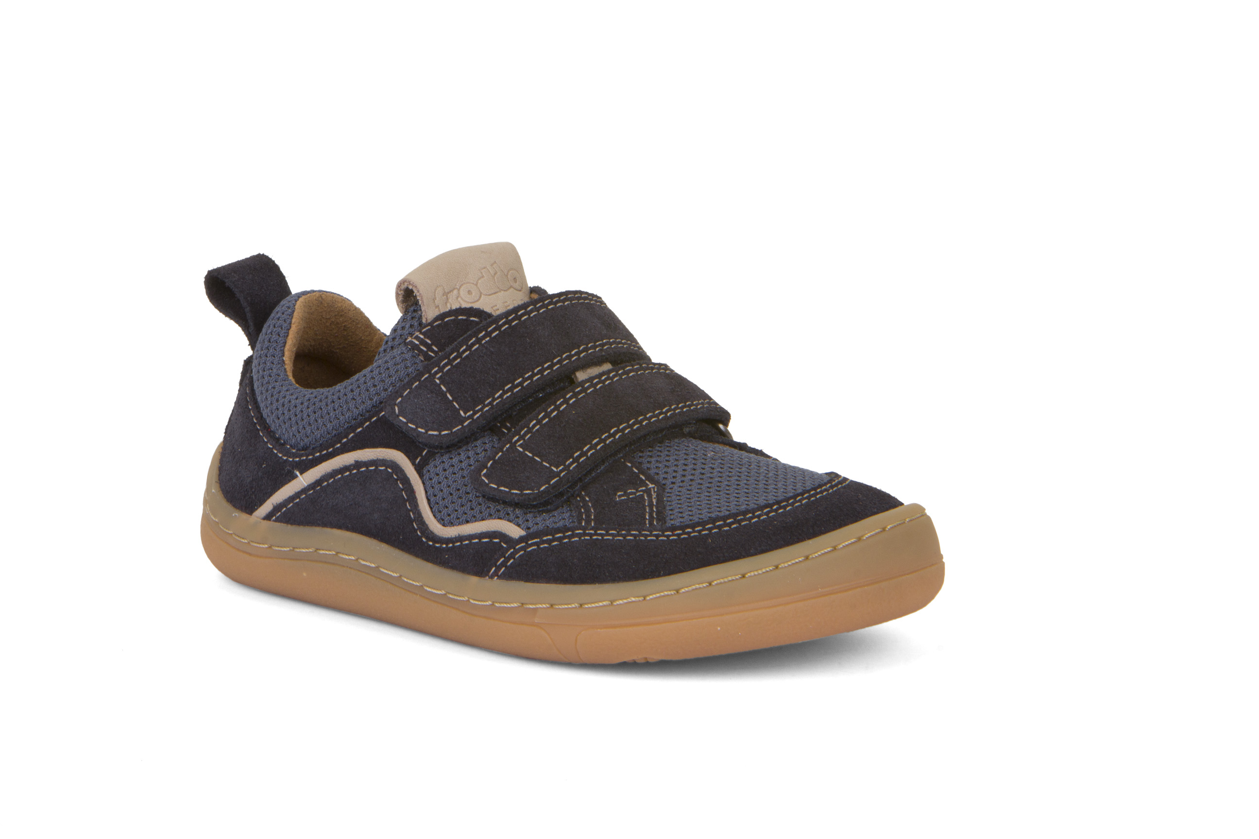 2023 Froddo barefoot topánky na suchý zips D-VELCRO- dark blue