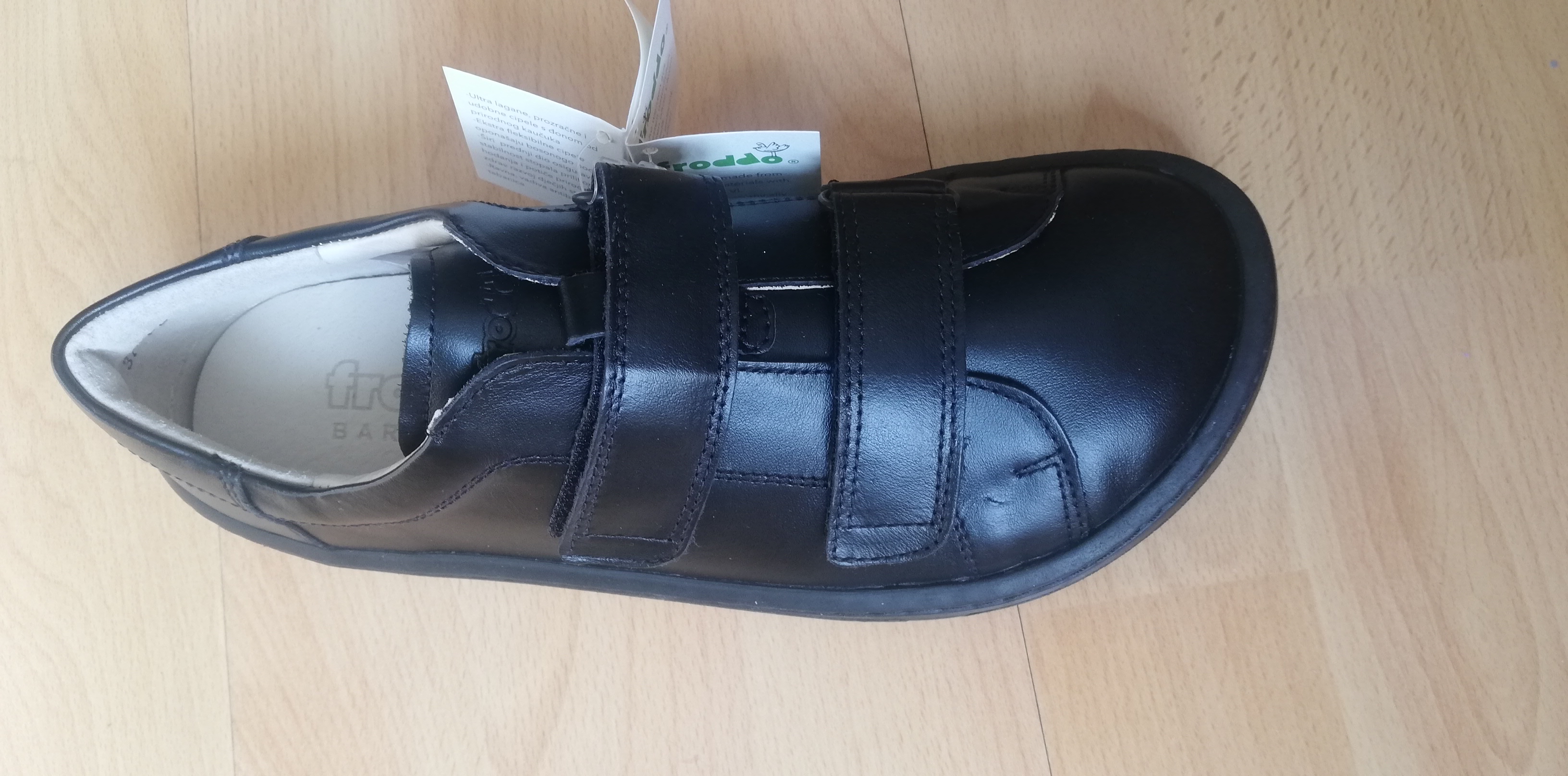 Froddo barefoot topánky - čierne -v.37-24,3cm
