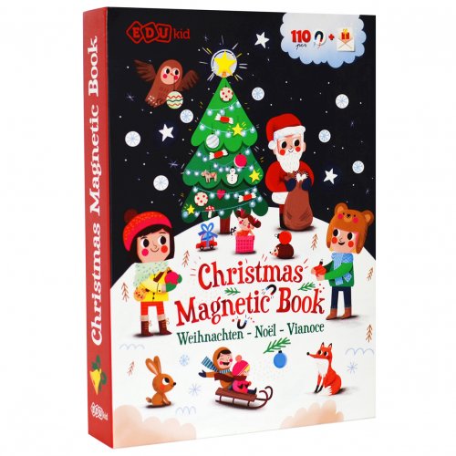 MAGNETICKÁ KNIHA VIANOCE – CHRISTMAS MAGNETIC BOOK