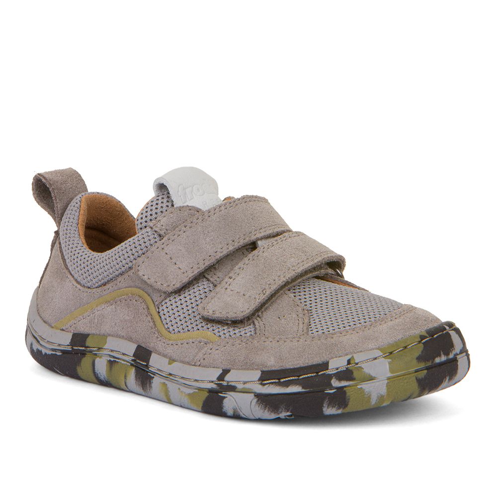 2023 Froddo barefoot topánky na suchý zips D-VELCRO- šedé-v.38