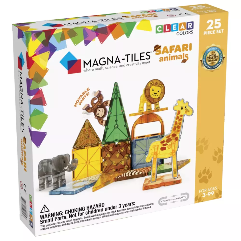 Magnetická stavebnica Safari 25 dielov Magna Tiles