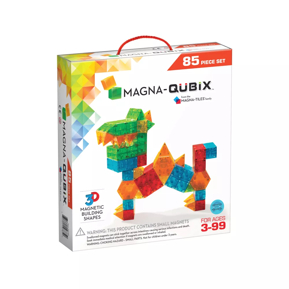Magnetická stavebnica Qubix 85 dielov Magna TIles