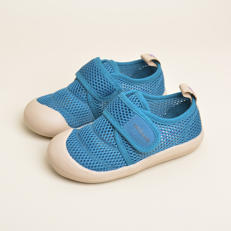  Milash FUN shoes PETROLEJ – sieťované barefoot tenisky