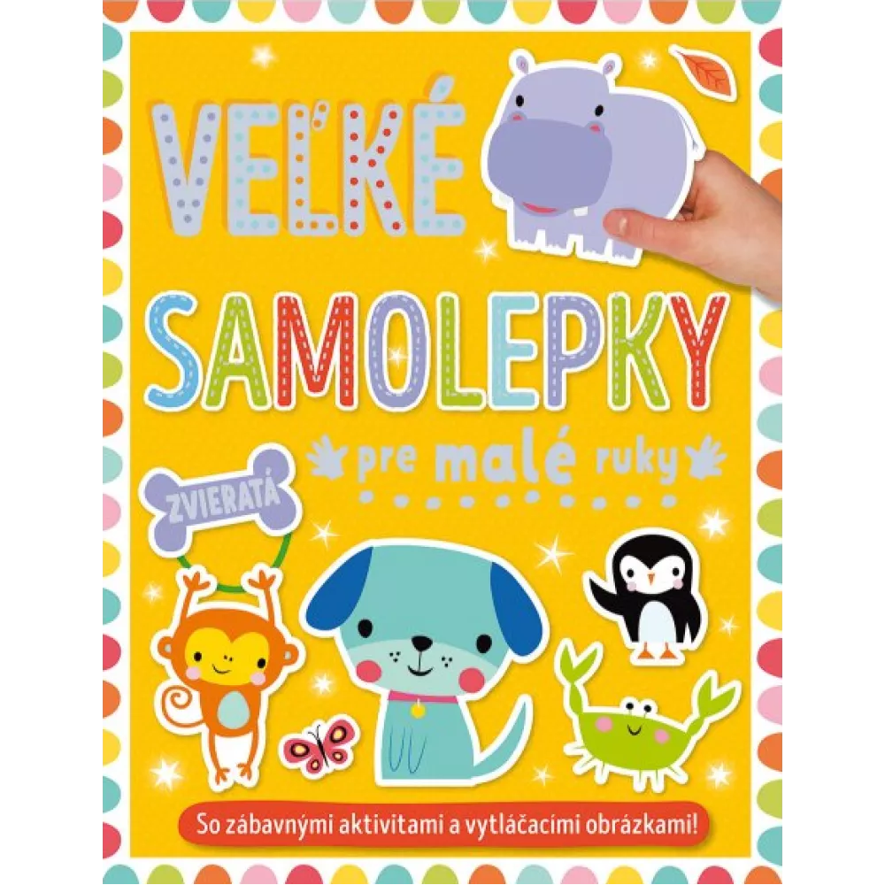 Zvieratá - Veľké samolepky pre malé ruky