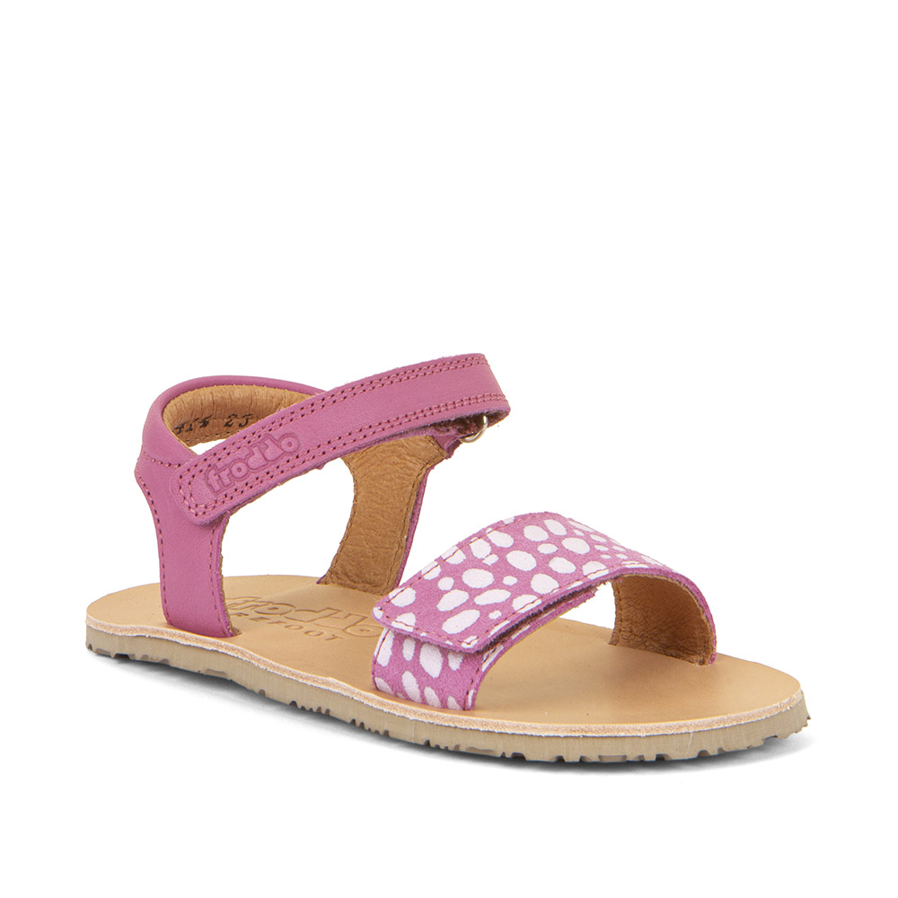 2024 Froddo barefoot sandále Flexy Lia- white/fuchsia-na objednávku