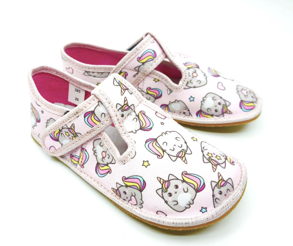 Ef Barefoot papuče 395 Unicorn
