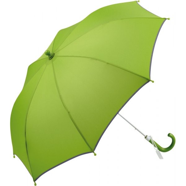 Detský dáždnik s reflexným lemom - zelený