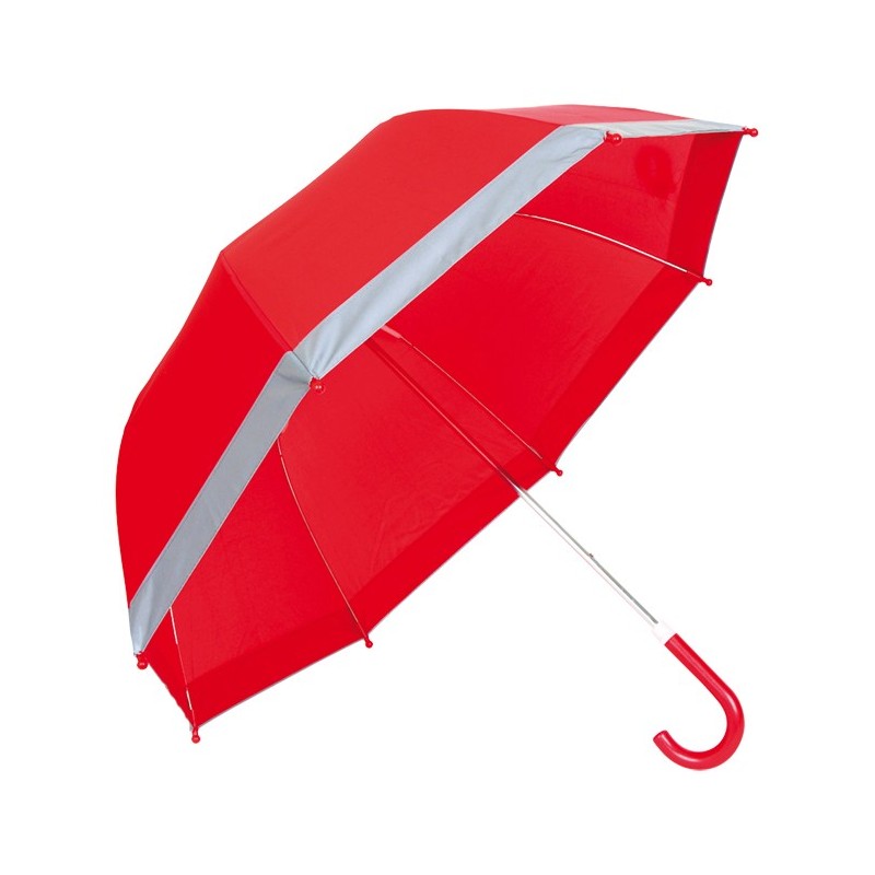 Detský dáždnik s reflexným lemom 2 - červený
